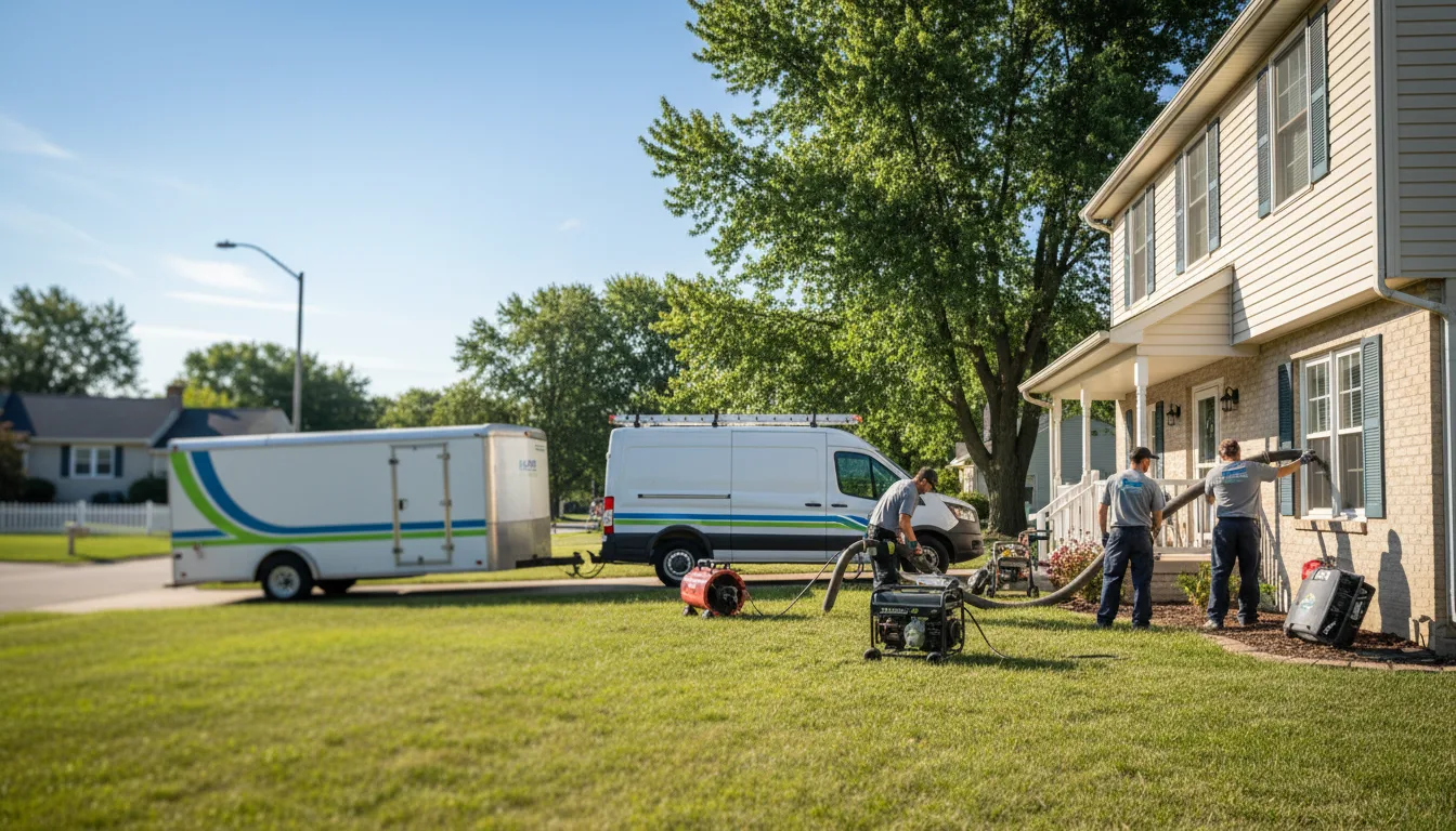 Flooded Basement Restoration And Cleanup With Repair in Carlock, IL near me